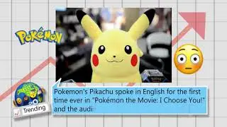 Pokemon's Pikachu spoke for the very first time in the movie