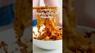 10 min Garlic Chili Oil Noodles 🔥 