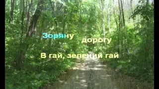 Зелений Гай (Караоке)
