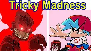 Friday Night Funkin' - VS Tricky Madness Combat -  All Cutscenes Animation (Hank, Auditor)