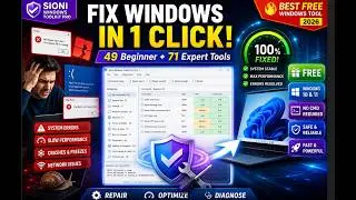 I Found a Free Tool with 120+ Windows Repair Utilities