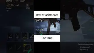 UMP BEST ATTACHMENTS 🔥(for TDM)