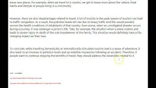 IELTS Essay Correction - Carissa - well done!