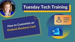 How to Customize an Outlook Business Card