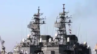 Радарные установки кораблей DD-127 "Исоюки" и JDS Shirayuki (TV 3517) "Сираюки"