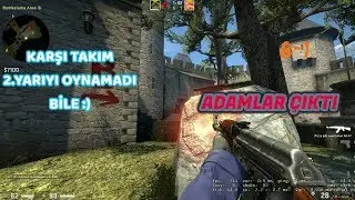 CS GO YOLDAŞ COBBLESTONE KARŞI TAKIM 2.YARIYI OYNAMADI BİLE!!