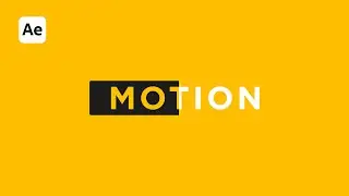 Text Reveal After effects Tutorial | Motion Graphics