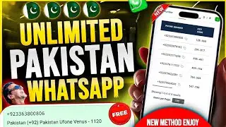 How To Create Unlimited Pakistan WhatsApp 🇵🇰 Virtual WhatsApp New Method (Tutorial)