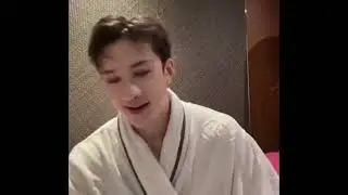 Chan and his burger