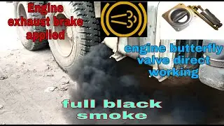 Sudden pickup dropped and heavy black smoke started