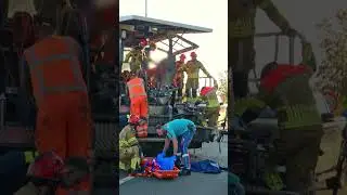 Aanrijding tijdens werkzaamheden op A58 | #shorts