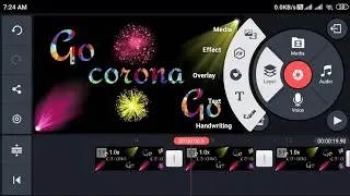 GO CORONA GO Kinemaster Multi Text Editing