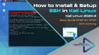 How To Install & Setup SSH in Kali Linux | Kali Linux 2020.4