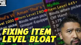 How Blizzard Can Reduce Item Level Bloat in WoW - A Presentation