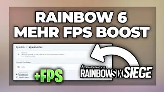 Rainbow Six Siege FPS Boost / erhöhen oder laggt | mehr RAM zuweisen - Tutorial