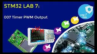 007 Timer PWM Output (STLink STM32CubeIDE HAL Drivers Motor Control DAC pulse modulation)