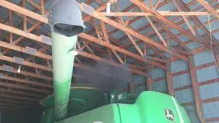 John Deere Combine COLD START