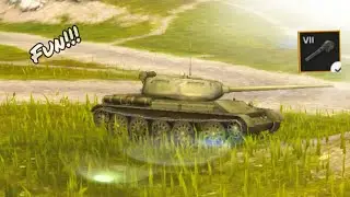ЭПИЧНЫЙ БОЙ НА Т-44!!!#wotblitz #tanksblitz #рекомендации #островсокровищ