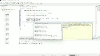|| 10 || Java program to convert temperature from Fahrenheit to Celsius | Fahrenheit to Celsius Java