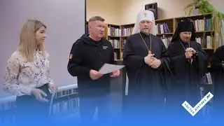 Найденную старинную икону передали в монастырь