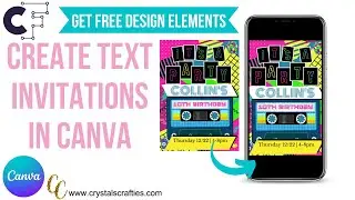 How to Create Invitations (with free design elements)