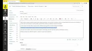 How to Edit a Discussion in Canvas