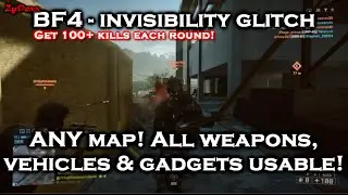 Battlefield 4 - best invisibility glitch ever! [EASY LVL UP!]