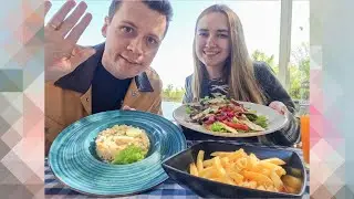 🥬 Салат с Телятиной 🍚 Оливье и Картошка Фри 🍟 МУКБАНГ асмр еда итинг @kushat_prosto