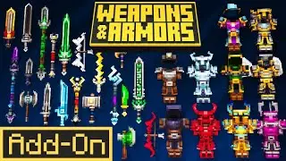 Weapons & Armors Add-On | Minecraft Marketplace | Showcase
