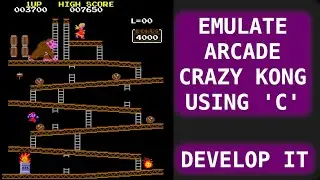 Emulating Z80 Arcade Crazy Kong PCB Using 'C'