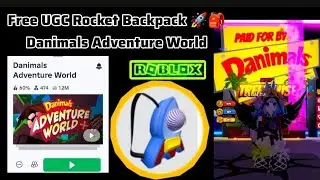 Free UGC Rocket Backpack 🚀🎒 #roblox #robux #robloxugc