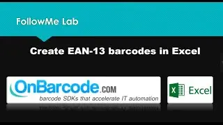 Excel EAN-13 barcode generator: create, make EAN-13 images in Microsoft Excel document