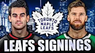 TWO NEW SIGNINGS FOR THE TORONTO MAPLE LEAFS: MAX PACIORETTY & JANI HAKANPAA