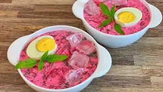 Cold Beetroot Soup (Classic Recipe) How to Make Beetroot Soup