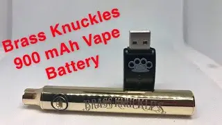 Brass Knuckles 900 mAh Vape Battery Unboxing and Review