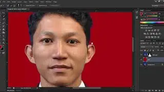 #1 Mengganti Background Pas Foto dengan Adobe Photoshop CS6. Tanpa menghilangkan detail rambutnya.