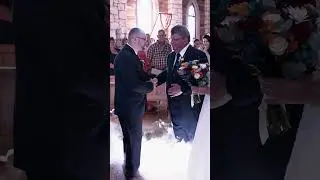 Walking on Clouds Wedding Ceremony Entrance