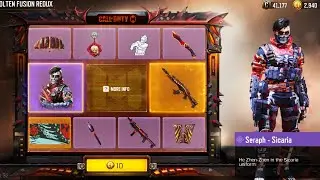 MOLTEN FUSION DRAW | SERAPH- SICARIA🔥 & AK117- MELTDOWN | MEPHISTO | CODM | 3 SPINS ONLY