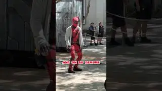 Super Cutesy and oh so demure #deadpool #disneyland #marvel #xmen #shorts