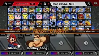 Super Smash Flash 2 - v1.3 Battle #75 Mario vs Donkey Kong