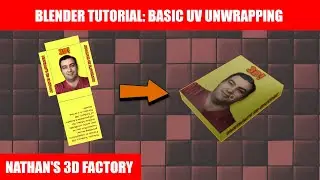Blender Tutorial: Basic UV Unwrapping | Nathan's 3D Factory
