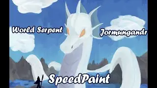 SpeedPaint: World Serpent/Jormungandr