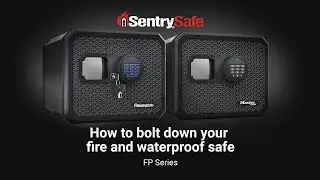 How to Bolt Down a SentrySafe FP Series Safe