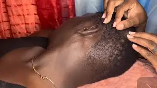 ASMR relaxing on livestream hair and face pampering #asmr #hair