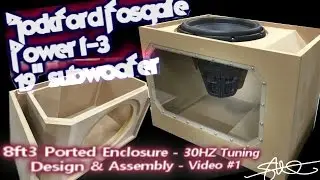 Massive Subwoofer, Massive Ported Box (Build)  Rockford Fosgate Power T3 19