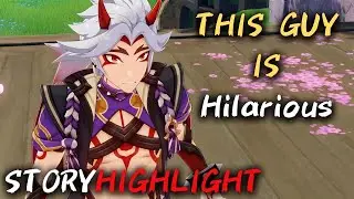 HIGHLIGHT: Itto really hate beans.. isn't he?【Genshin Impact Story】