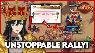THIS RALLY GAVE THEM ( 10M Sevs ) in 1 Rally Report【 CALL OF DRAGONS 】