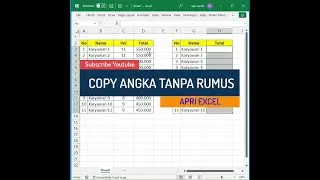 How to Copy and Paste Numbers Without Formulas in Excel