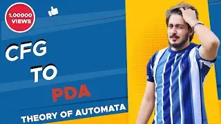 #39 CFG to PDA Conversion ExampleAutomata in hindi urdu | Steps how to convert cfg to complex pda
