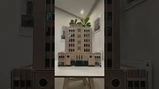 We built a Scale Model of traditional Hotel in our Studio #shortvideo #architecture #scalemodel